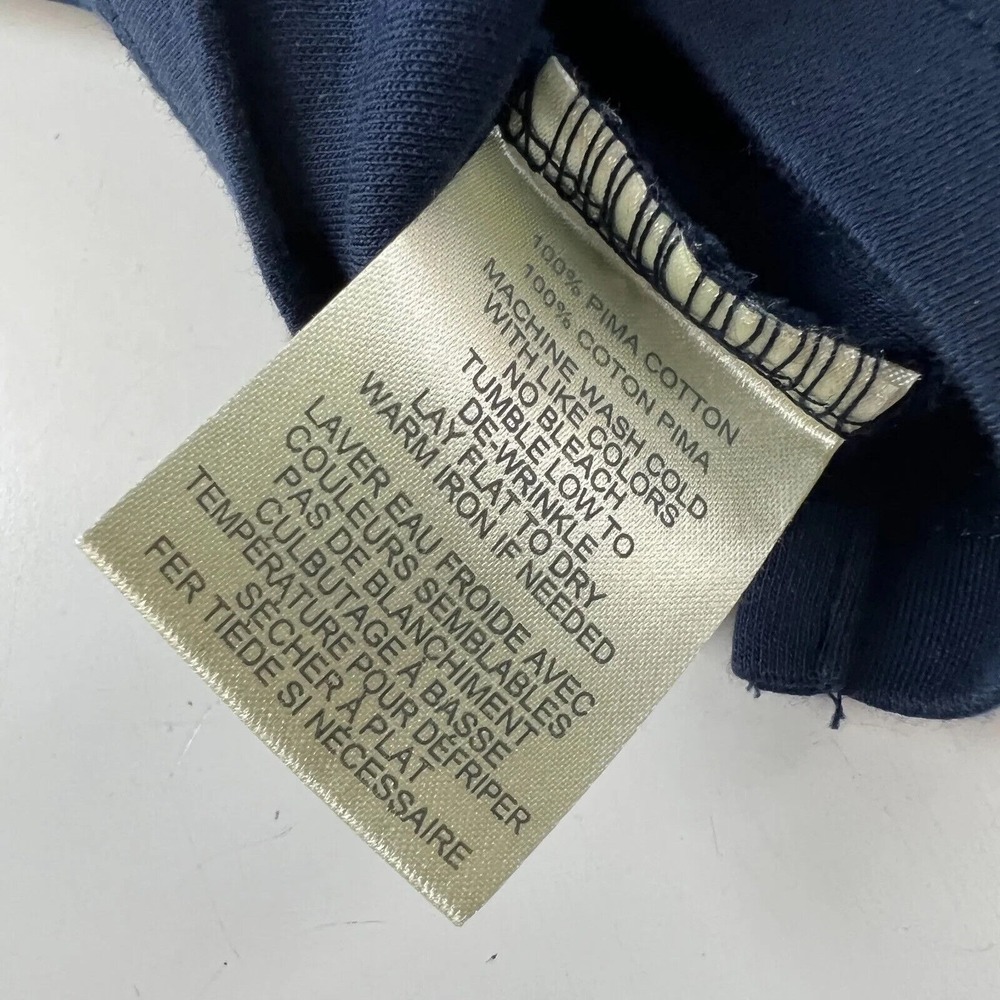 Robert Barakett Georgia Blue Pima‎ Cotton Short Sleeve Pullover Shirt XXL - Picture 10 of 12